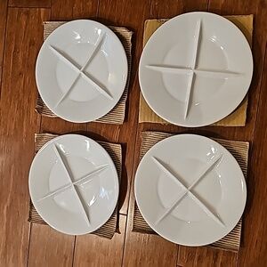 Trudeau 4 dessert plates